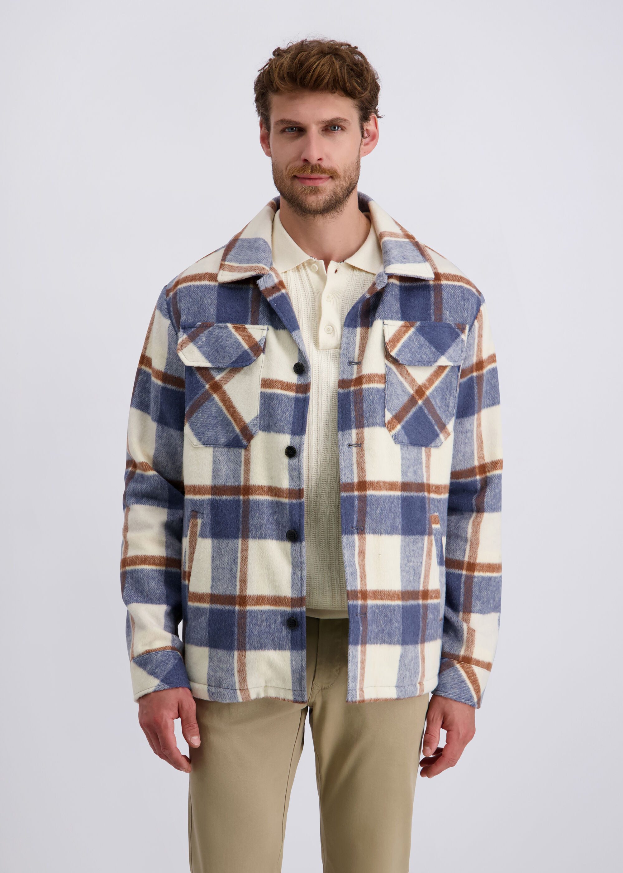 Pierre Cardin Outdoorjacke (1-St) mit Karomuster günstig online kaufen