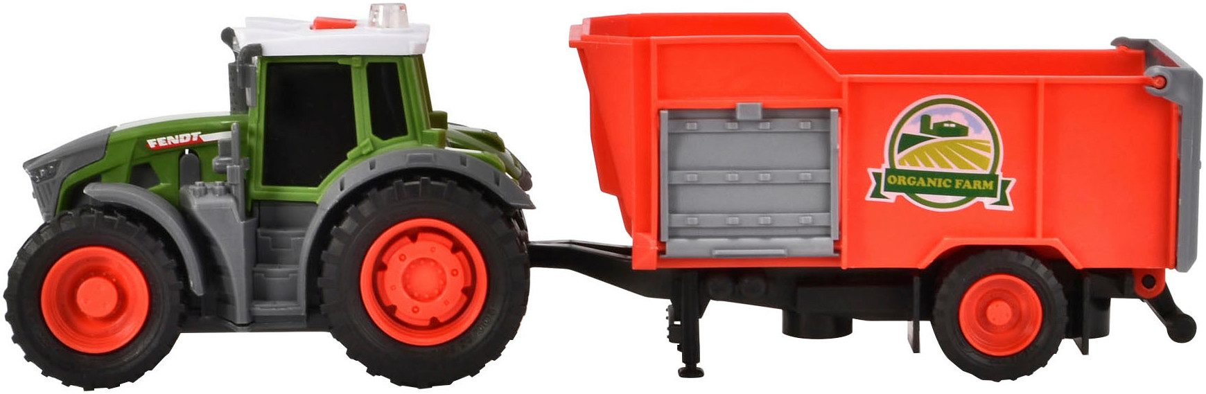 Dickie Toys Spielzeug-Traktor Fendt Farm Trailer, mit Licht und Sound