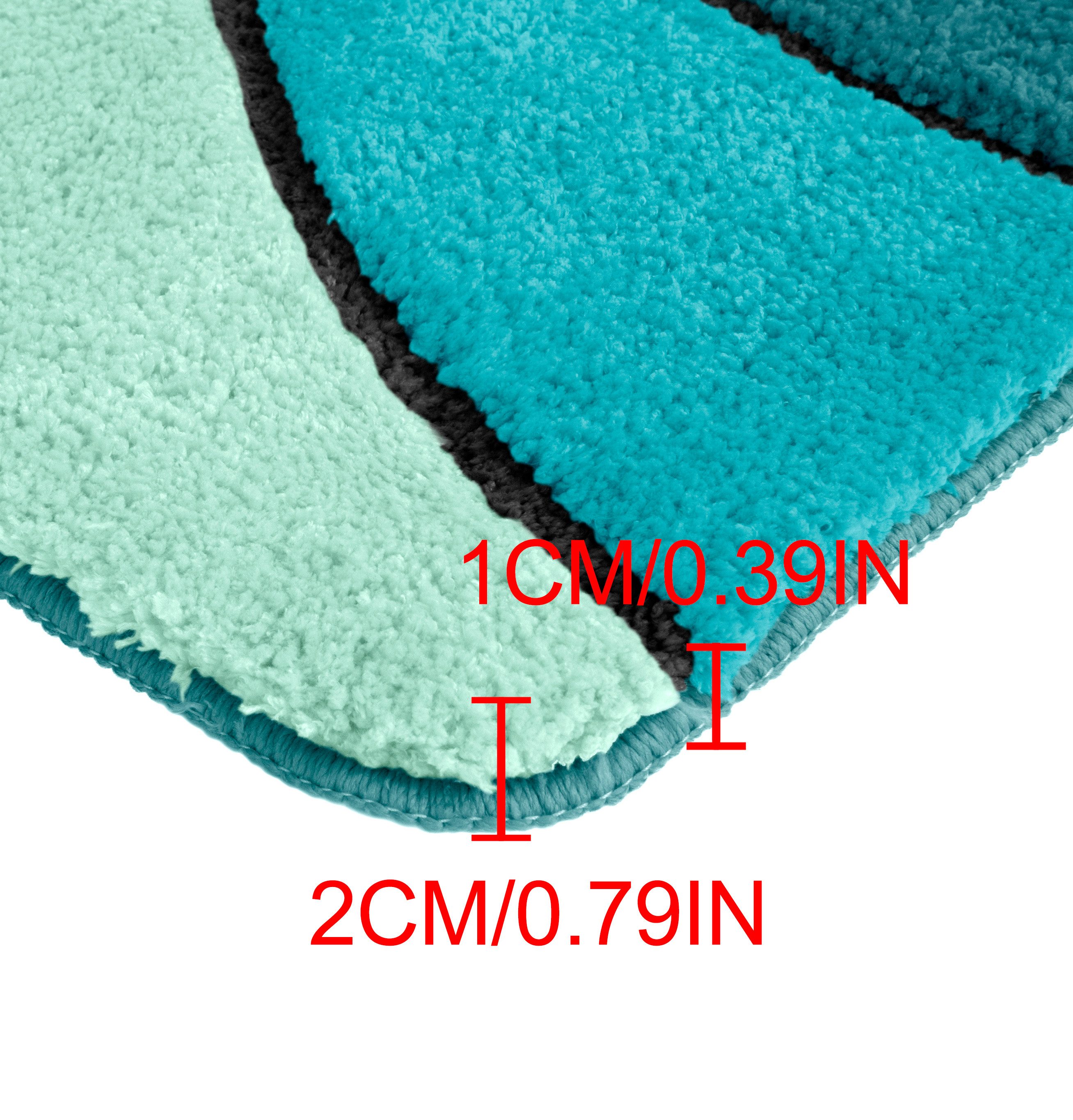 OTTO home Badematte Josie, Badvorleger, Badezimmer Teppich, Höhe 20 mm, rutschhemmend beschichtet, fußbodenheizungsgeeignet, schnell trocknend, strapazierfähig, Polyester, rechteckig, Badteppich, Badematten, rechteckig, rund & als 3-tlg. Set erhältlich