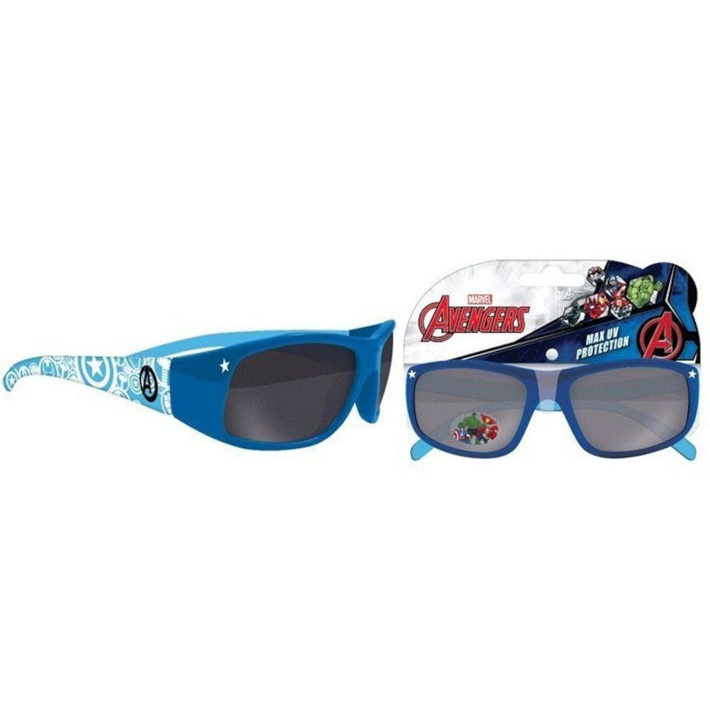 Spin Master Sonnenbrille Kinder Avengers Sonnenbrille UV 400 Schutz Jungen Kinderbrille blau