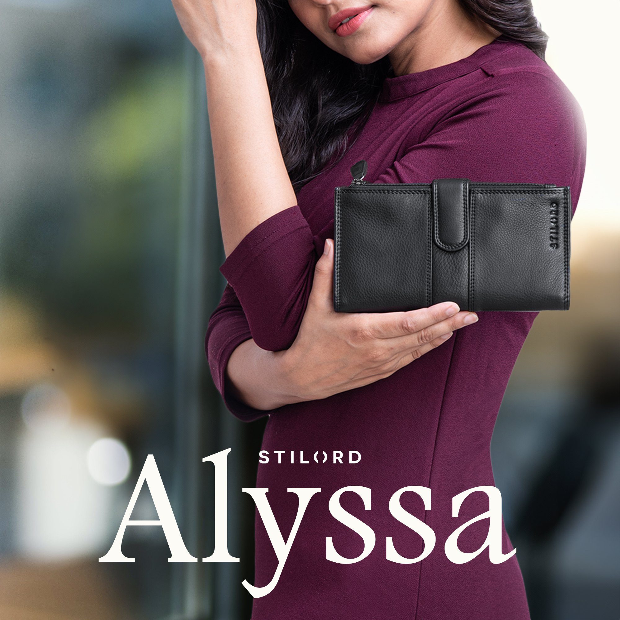 STILORD Geldbörse "Alyssa" Portemonnaie Handy Leder günstig online kaufen