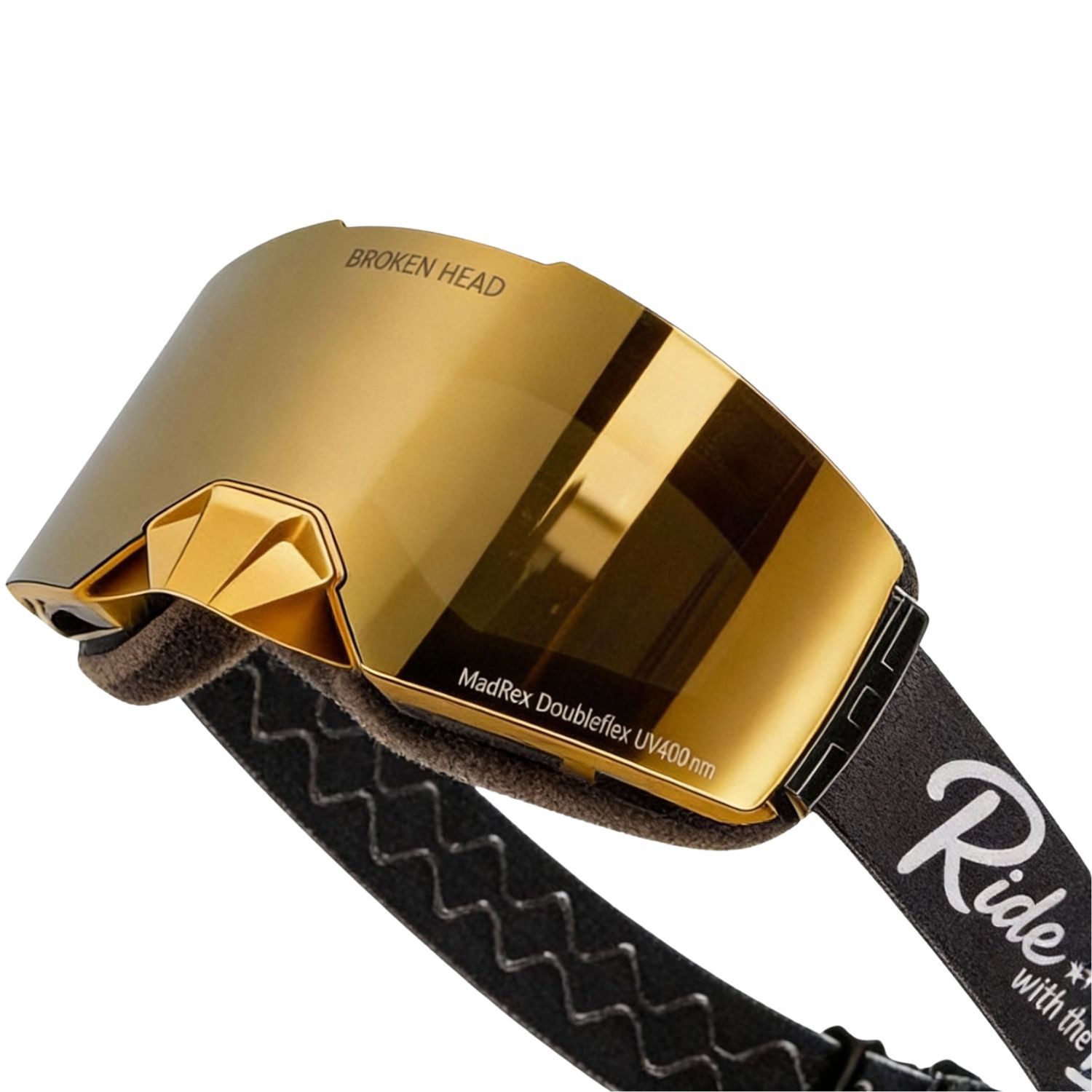 Broken Head Motorradbrille MX-Madrex, Magnetisches Glas