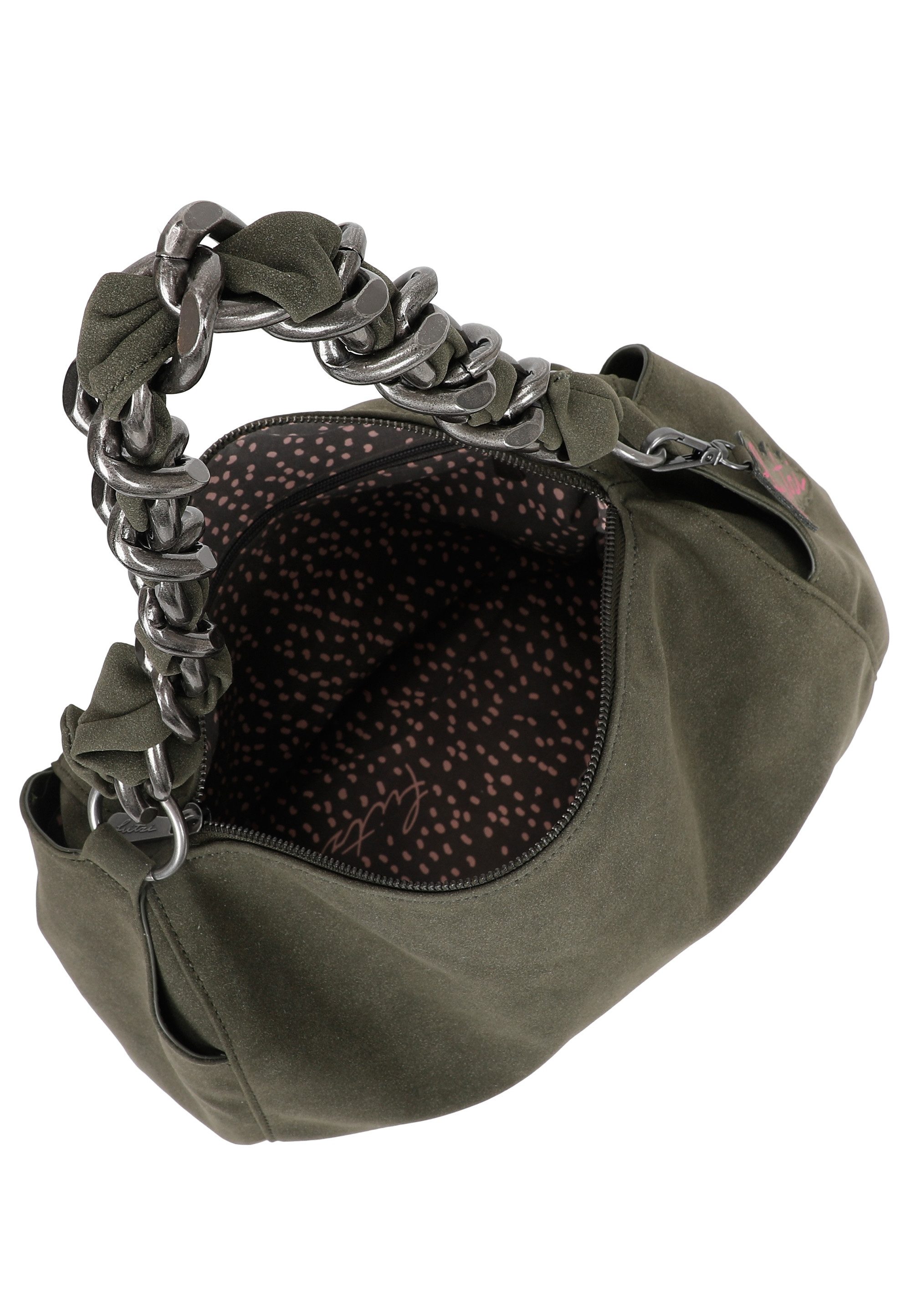 Fritzi aus Preußen Schultertasche Fritzi Janni, mit markantem, großgliedrigen Ketten-Trageriemen