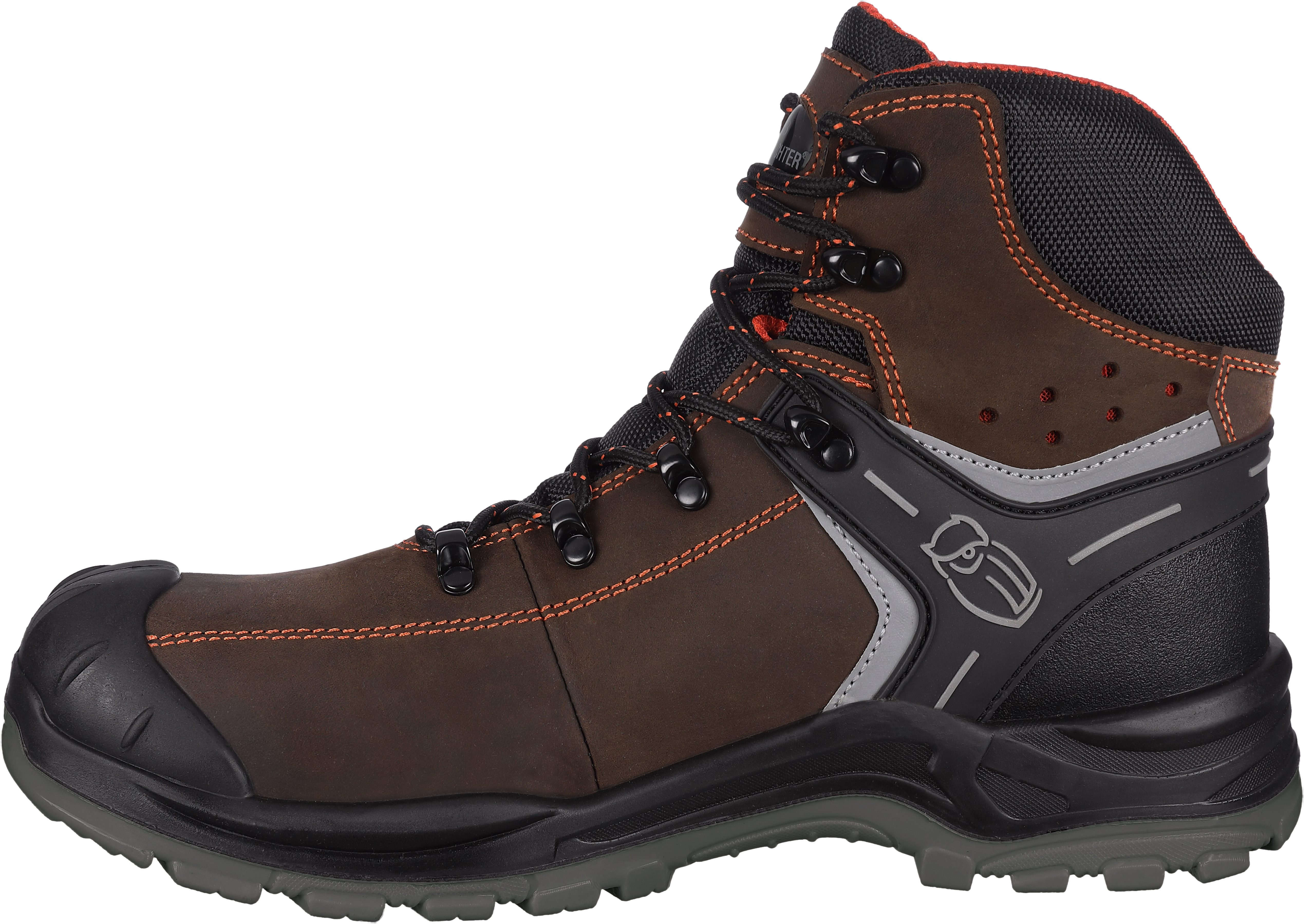 Leibwächter S3 Sicherheitsschuh Parma hoch Arbeitsschuhe Sicherheitsstiefel Fiberglas-Zehenschutzkappe, durchtrittshemmende Sohle – Bild 4 von 5