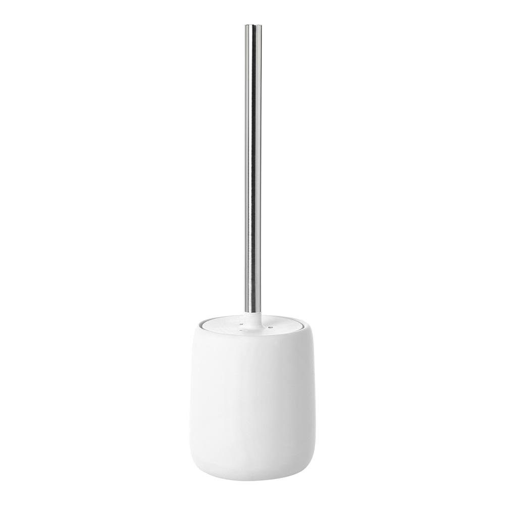 blomus WC-Reinigungsbürste -SONO- Toilettenbürste & Halter, Badaccessoire, WC, Keramik, Soft-Touch, Silikondeckel