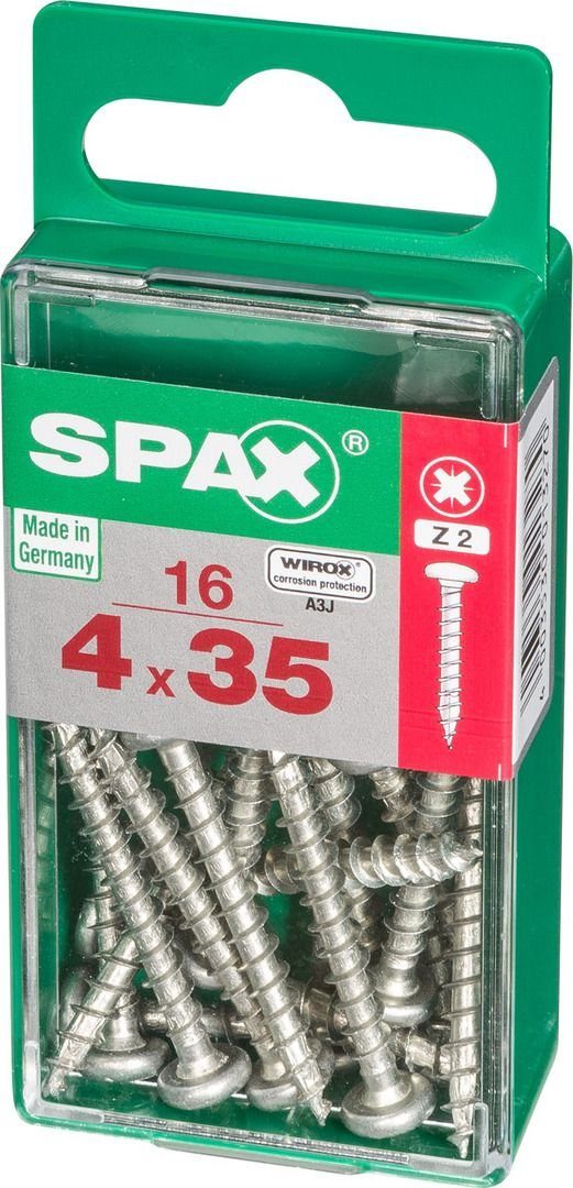 16 TX Holzbauschraube Spax - 35 4.0 Universalschrauben x SPAX 20 mm