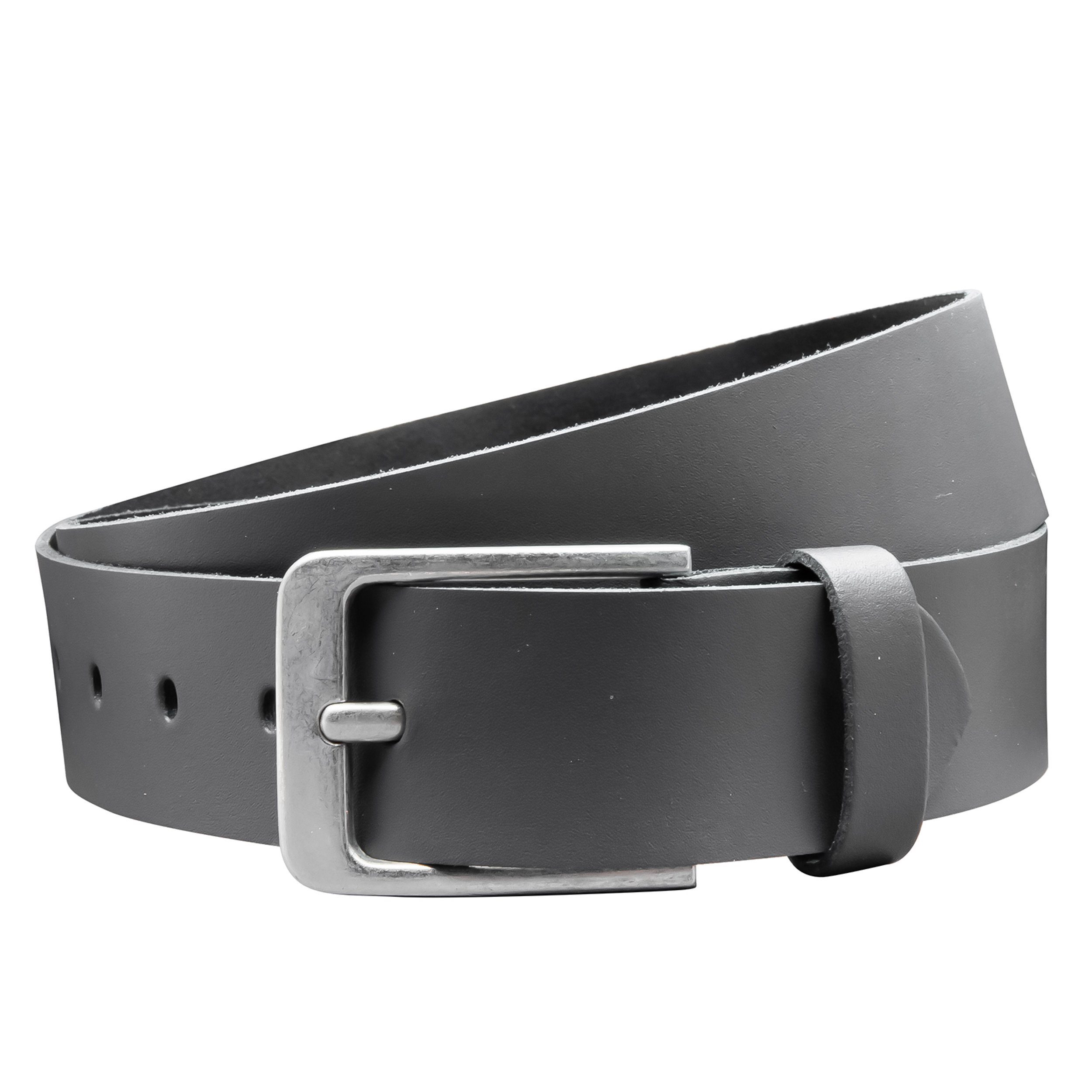 COLOGNEBELT Ledergürtel OM56-SL-Grau MADE IN GERMANY, Grau Kürzbar, 100 % E günstig online kaufen