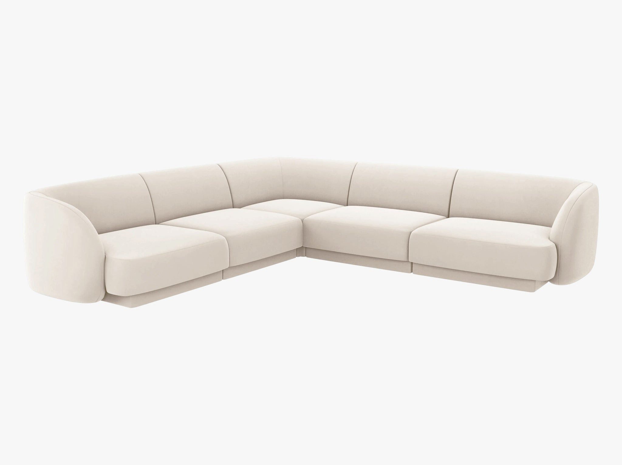 Micadoni Ecksofa Miley, 5-Sitzer Symmetrisch