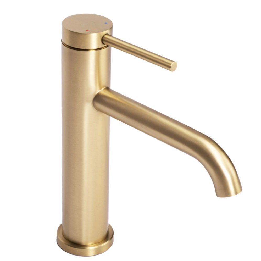 wohnwerk.idee Badarmatur Waschbeckenarmatur Wasserhahn Gold Einhebelmischer günstig online kaufen