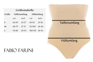 Fabio Farini Miederslip Bauchweg Slip Frauen - Unterwäsche Set Damen (Packung, 2-St) strafft Bauch und Po