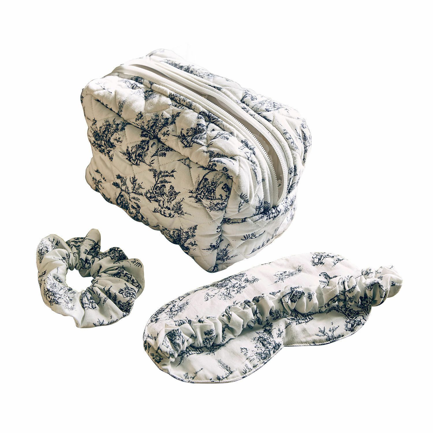 Handtasche Schlaf-Set 3-teilig Felencio weiß/blau