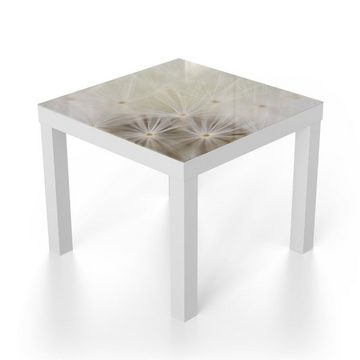 DEQORI Couchtisch 'Pusteblume ganz nah', Glas Beistelltisch Glastisch modern