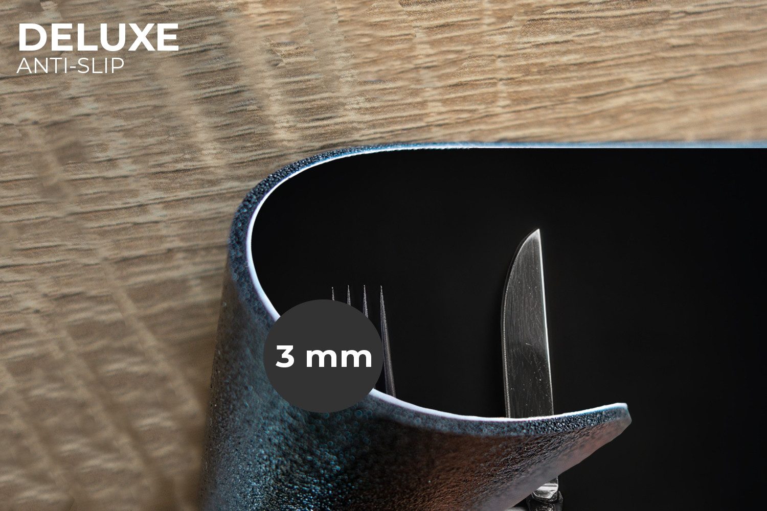 MuchoWow Platzset Besteck - Schwarz - günstig online kaufen