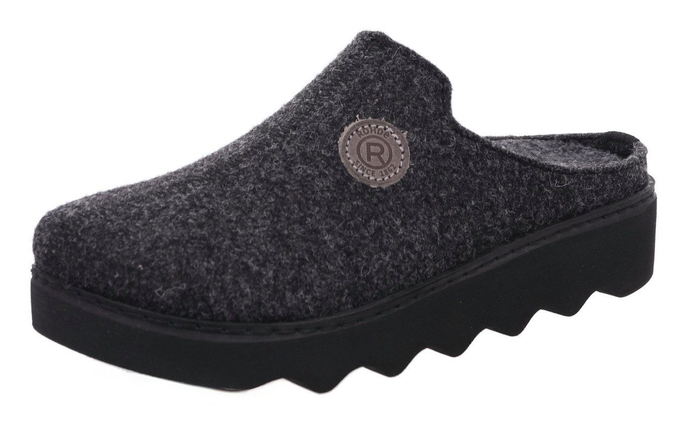 Rohde FOGGIA Pantoffel Hausschuh, Шльопанці, Clog, Homeslipper mit Profilsohle