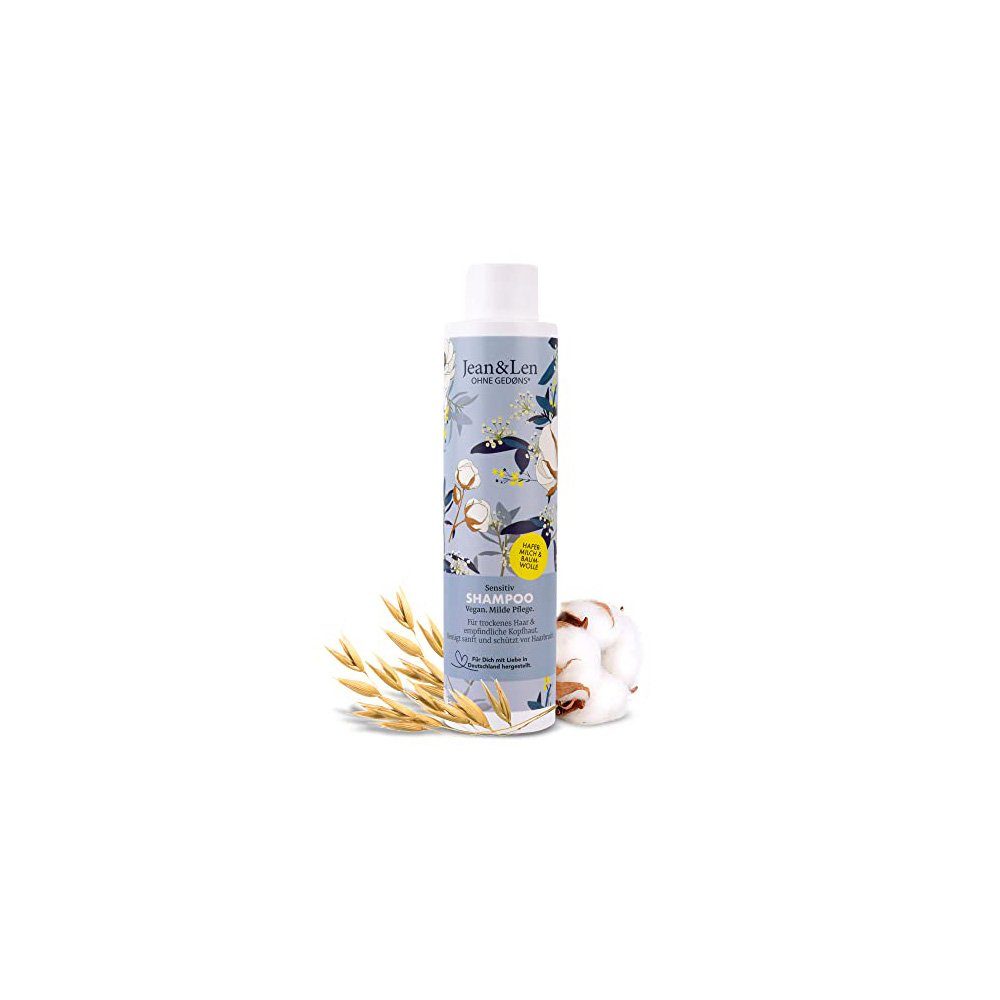 Jean & Len ohne Gedons* Haarshampoo Shampoo Sensitiv Hafermilch & Baumwolle