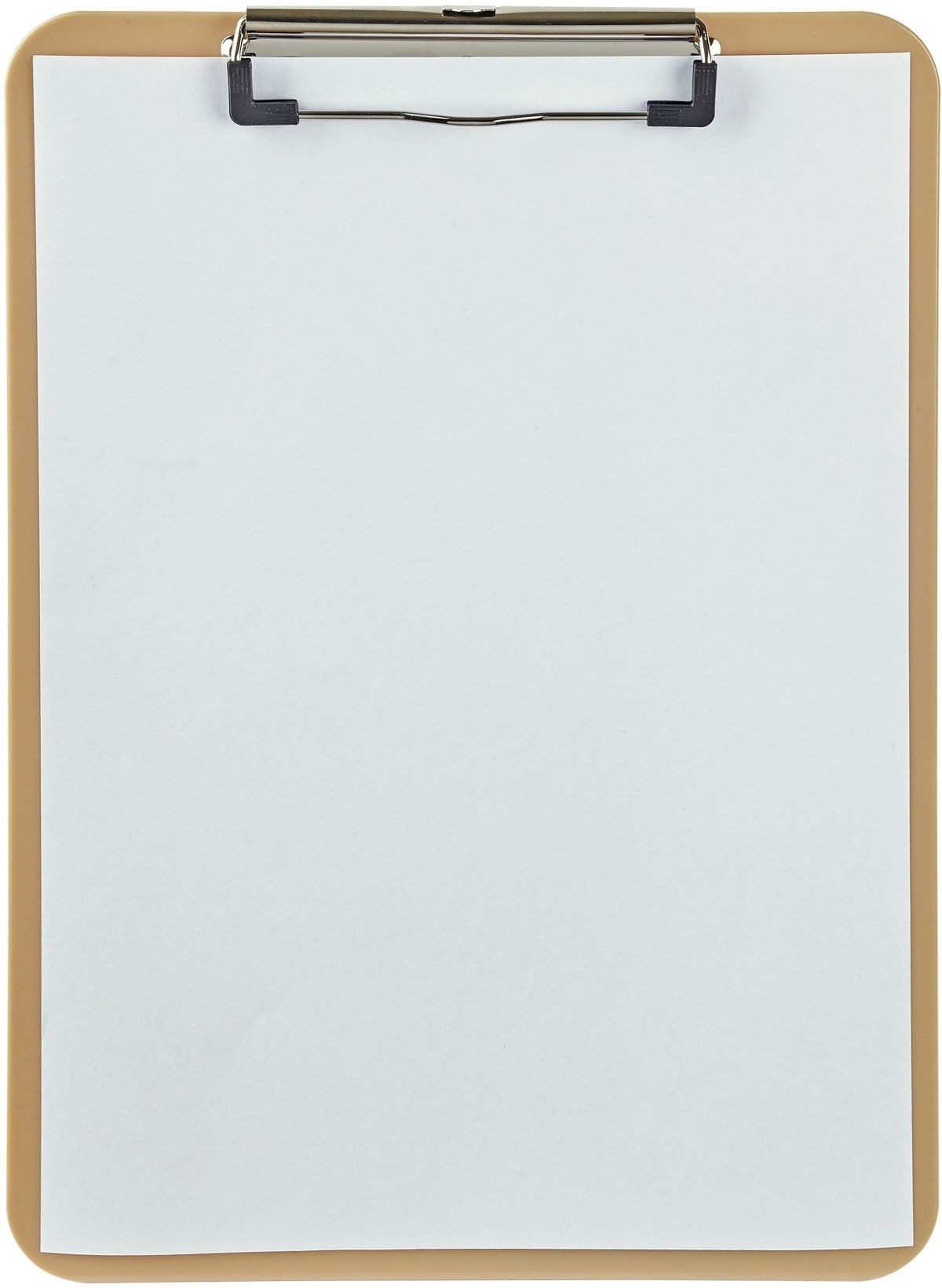 MAUL Schreibmappe Schreibplatte A4 hoch Kunststoff Bügelklemme sahara (12 Stück)