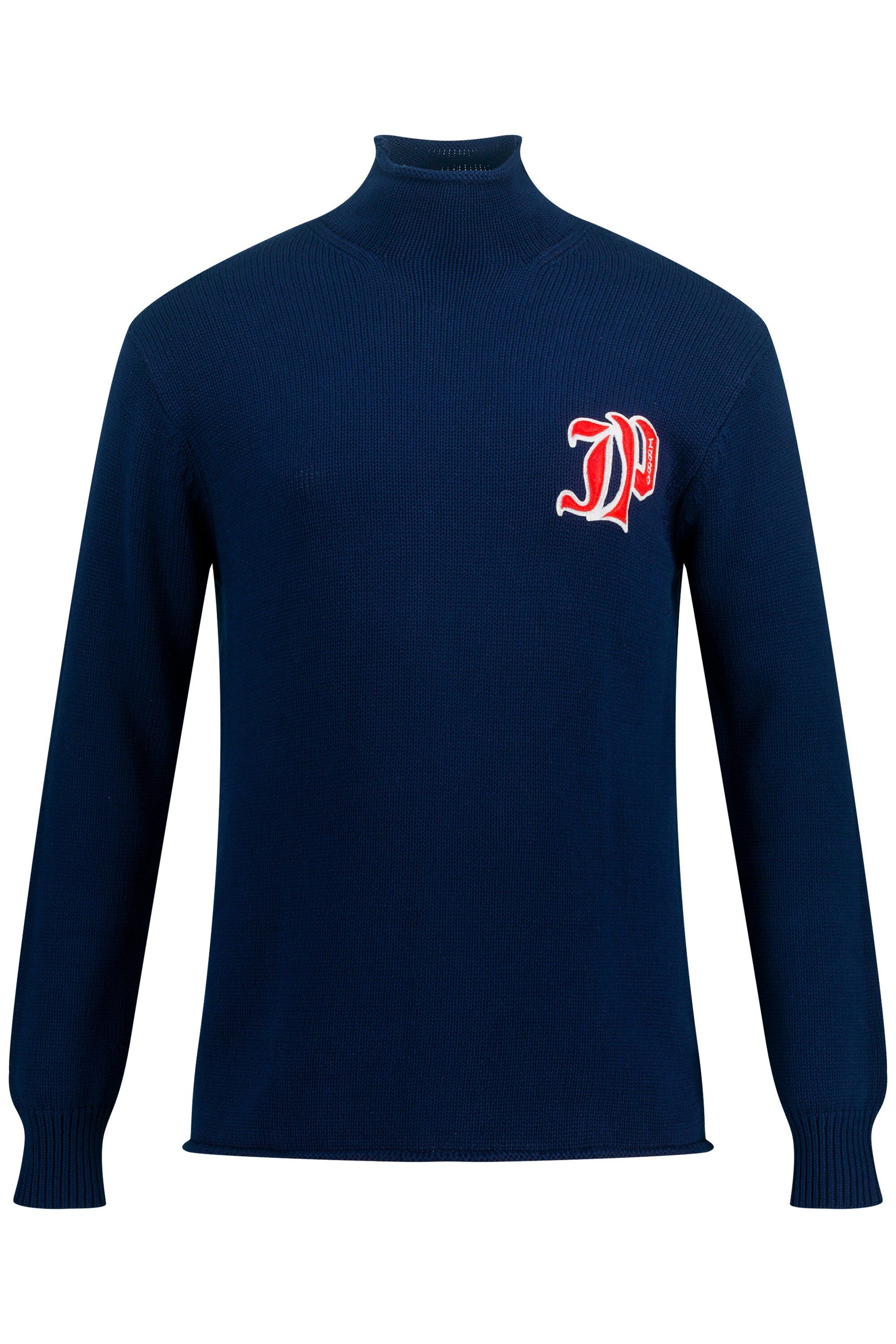 Rundhalspullover Rollkragenpullover kerniger Strick