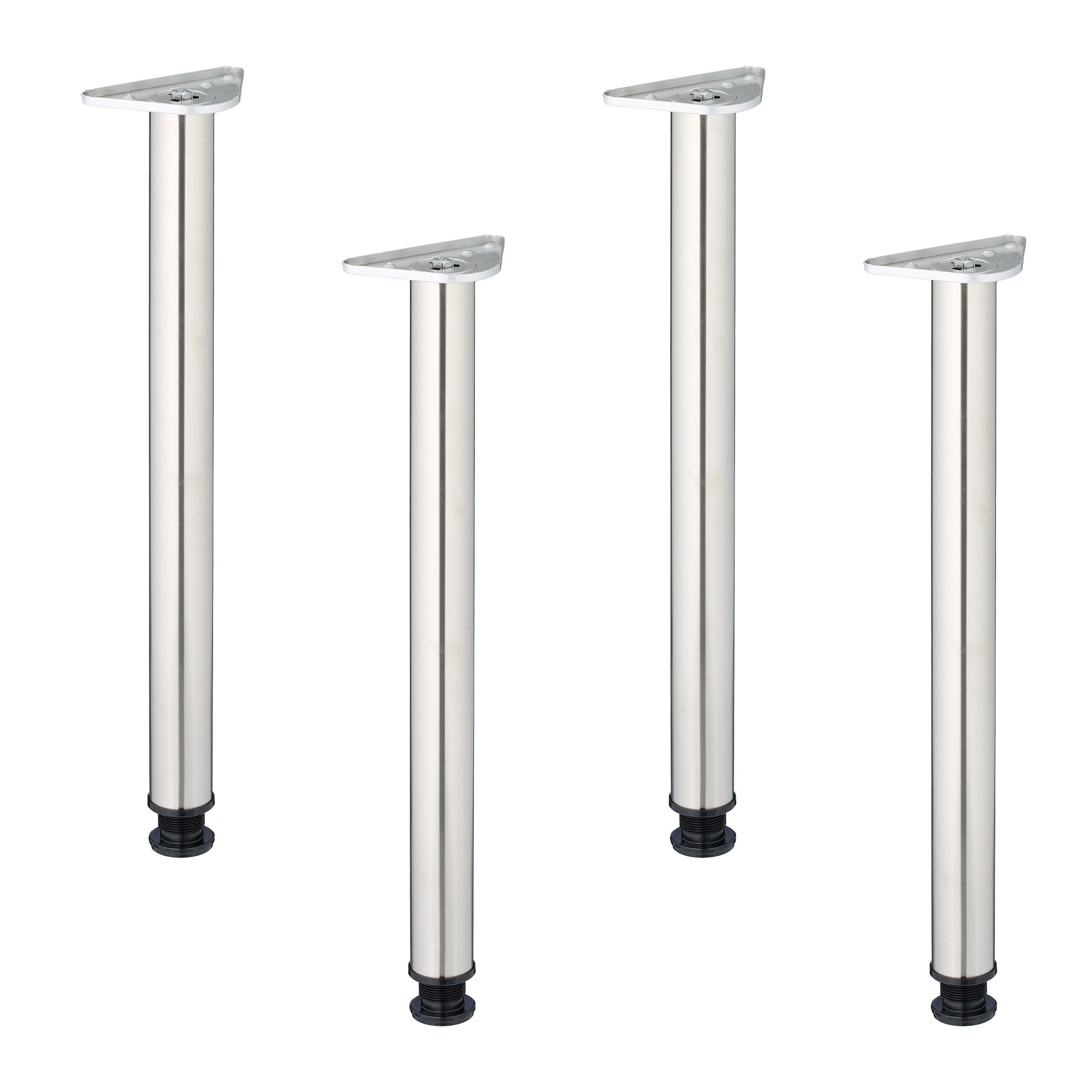 relaxdays Tischbein Tischbeine im 4er Set