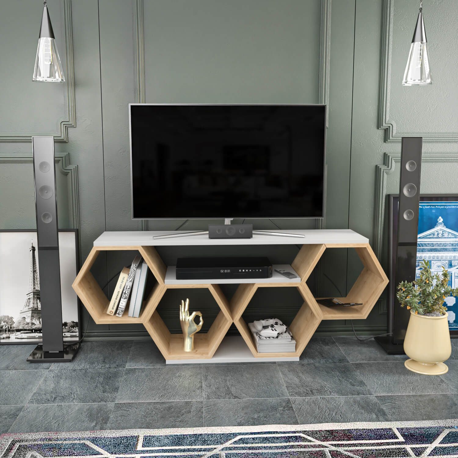 Decorotika Lowboard TV-Schrank Honig günstig online kaufen