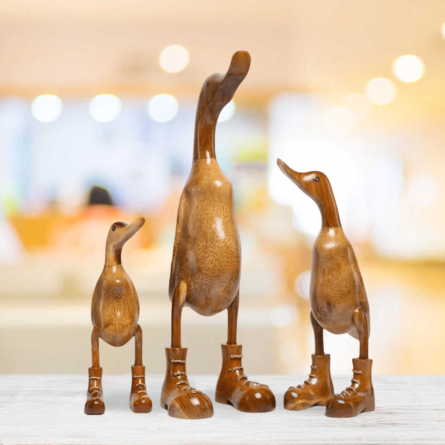 DomDeco Dekofigur Handgefertigte Deko-Figur aus Holz günstig online kaufen
