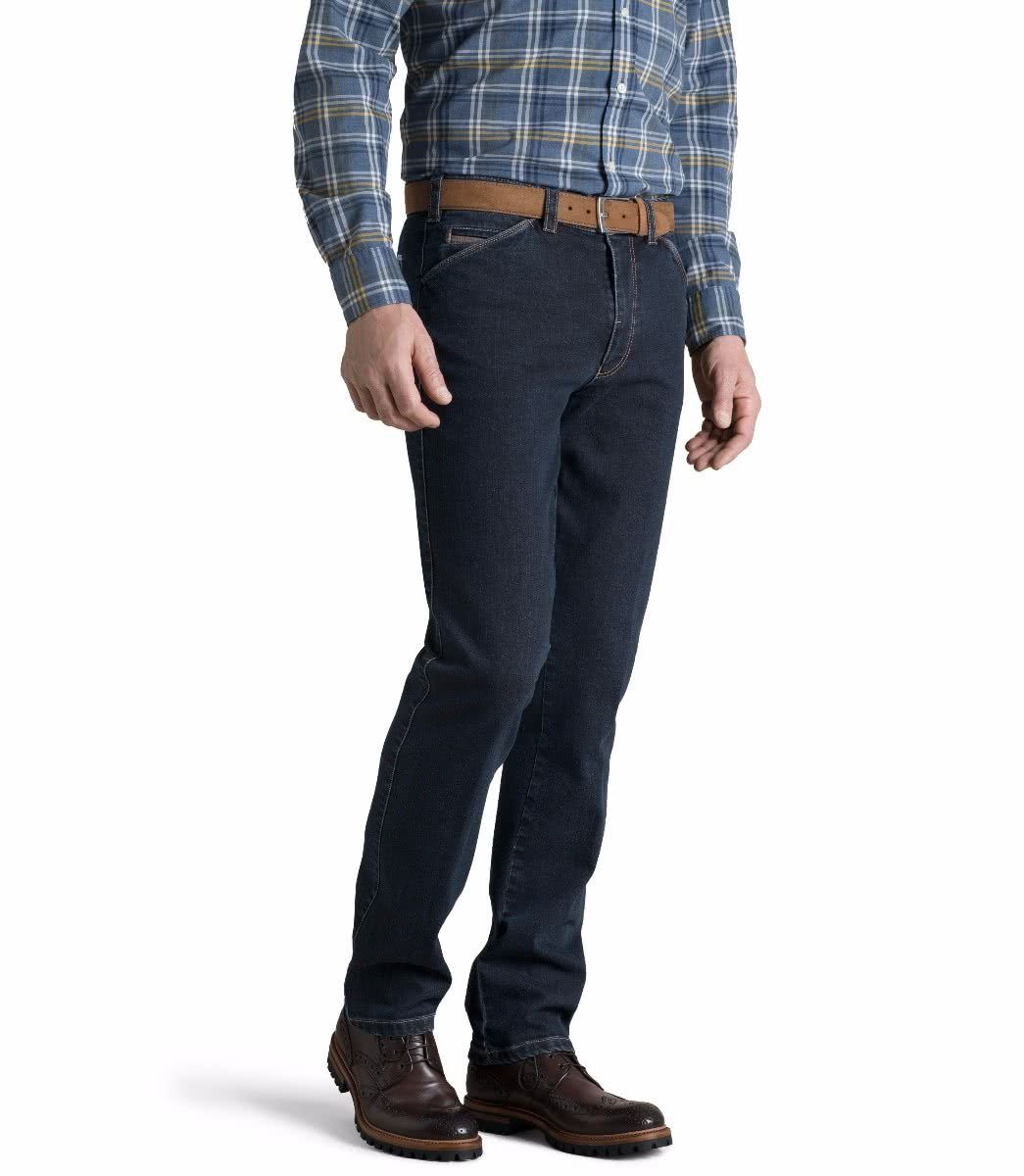 MEYER 5-Pocket-Jeans MEYER CHICAGO Chino blue 2-4512.19