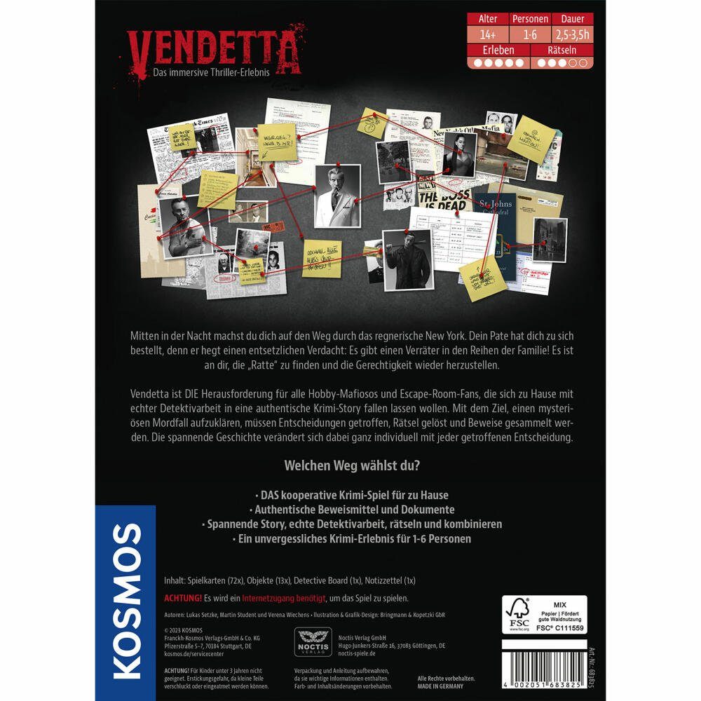 Kosmos Spiel Masters of crime - Vendetta
