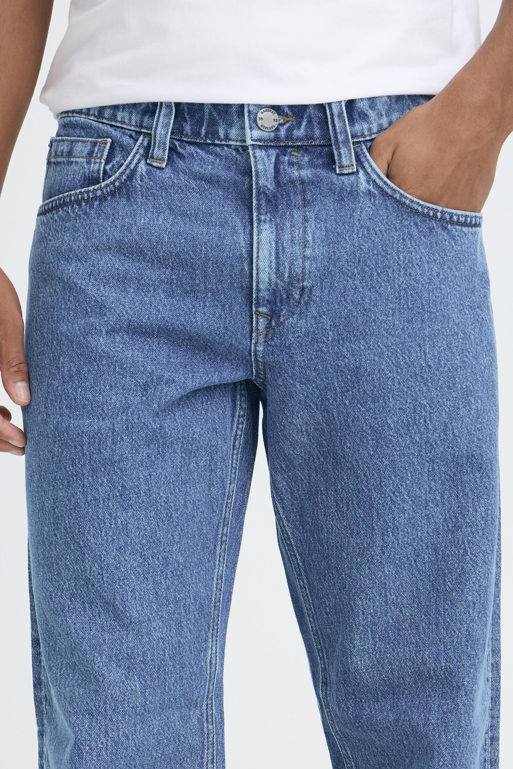 Blend Comfort-fit-Jeans BHFlake Jeanshose mit weitem Schnitt und geradem Bein - Flake Fit
