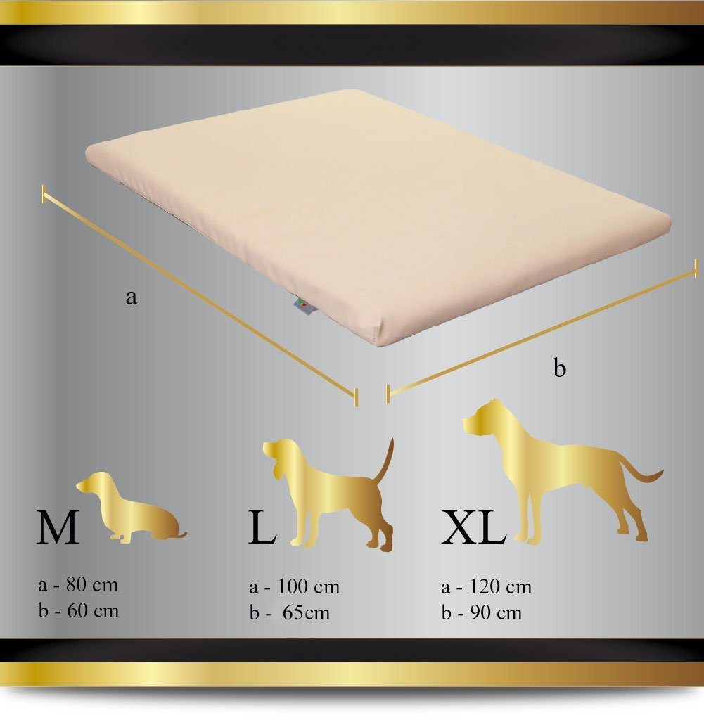 FORTISLINE Hundematte Hundematte Hundebett Kunstleder Capri günstig online kaufen