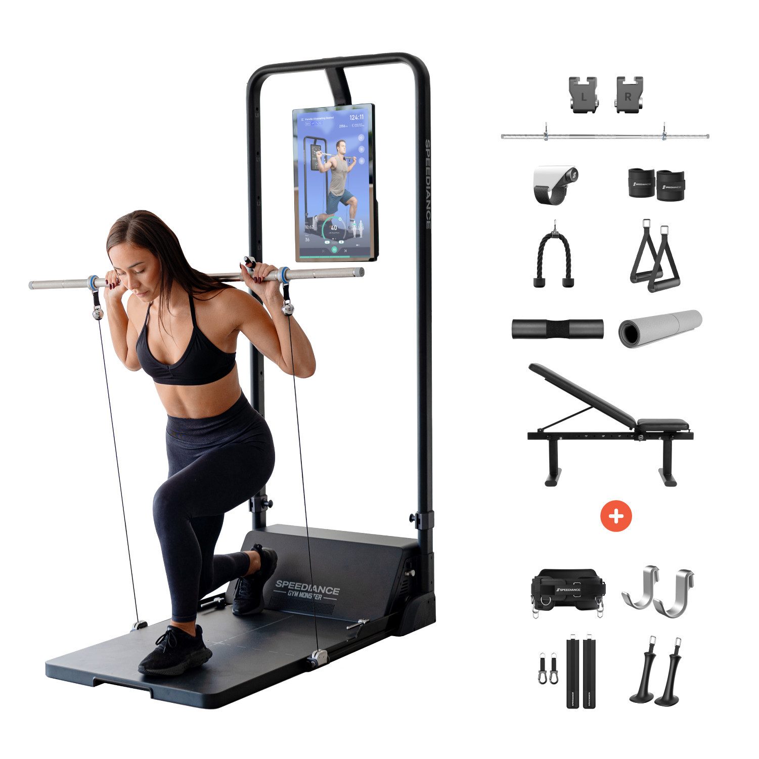 SPEEDIANCE Kraftstation Gym Monster Ganzkörper-Krafttraining Home Gym- Works Plus