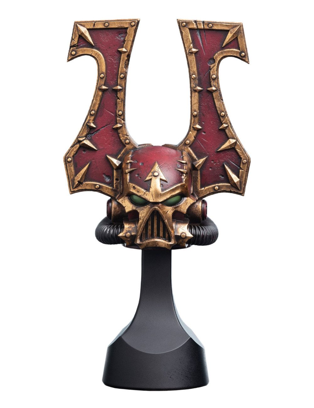 Weta Workshop Merchandise-Figur Warhammer 40,000 Replik 1/4 Khorne Berzerker Helm 20 cm