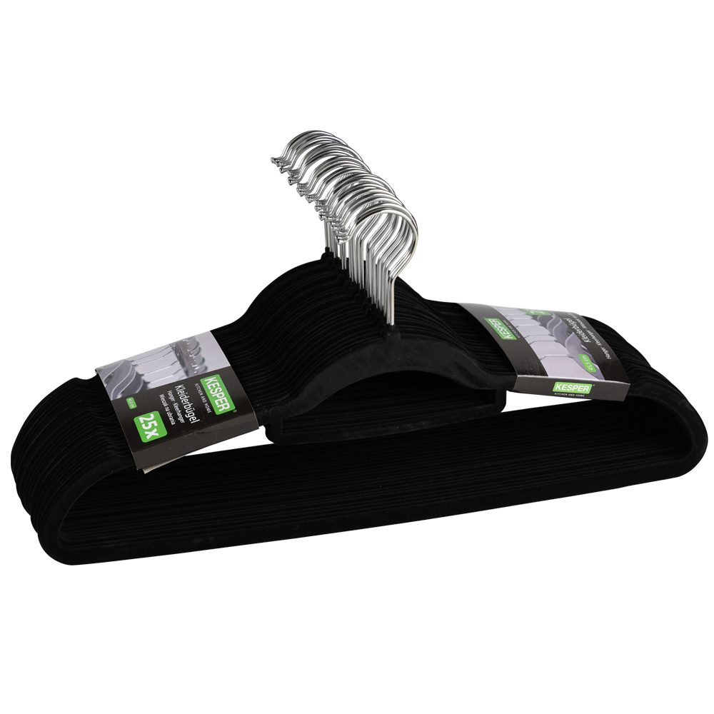KESPER® Kleiderbügel für Blusen, Hosen & Jacken, 25er Set, (Set, 25-tlg), B günstig online kaufen