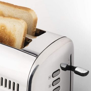 H.Koenig Toaster TOS9 für 2 Scheiben Toast, 950 W