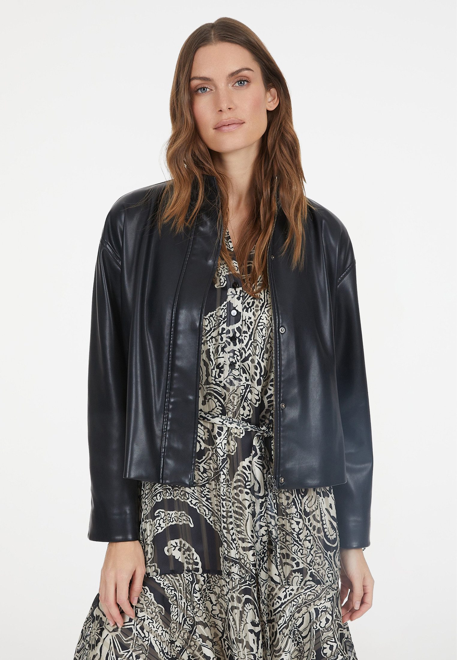 Lederimitatjacke