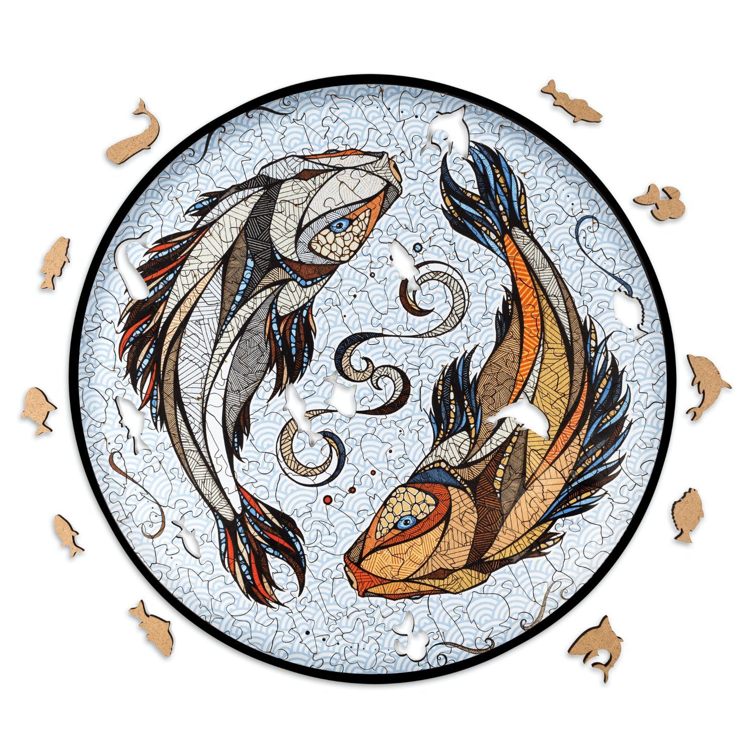 Eco Wood Art Puzzle Eco-Wood-Art Koi Holzpuzzle, 150 Puzzleteile