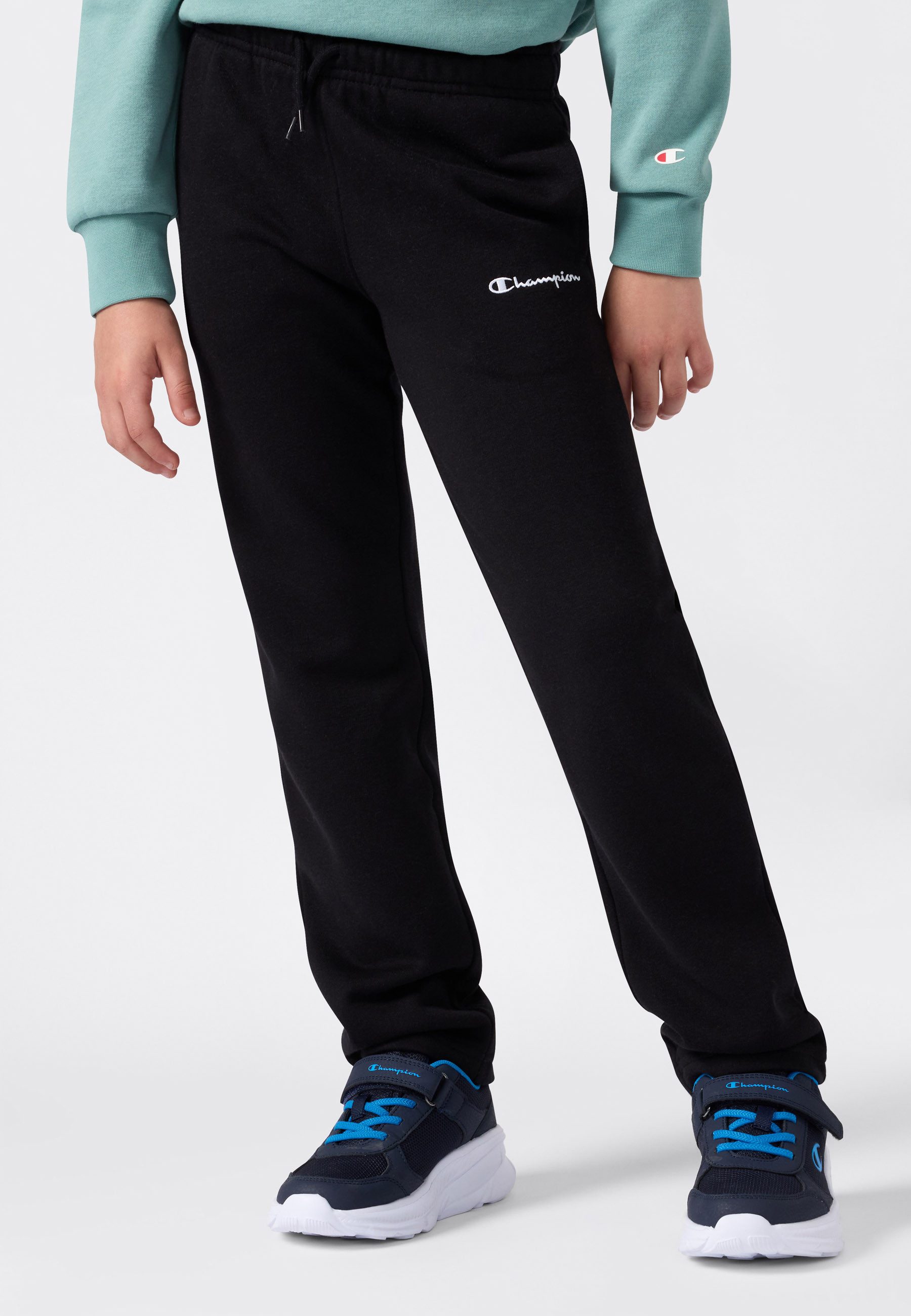 Champion Jogginghose SPORTWEAR OPEN HEM PANTS Standard Fit für Kinder, sportlicher Stil, offener Saum