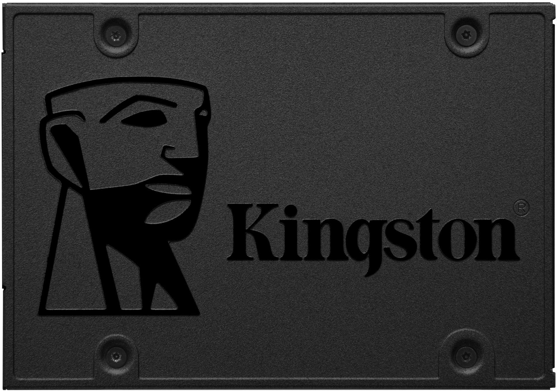 Kingston A400 interne SSD (480 GB) 2,5" 500 MB/S Lesegeschwindigkeit, 450 MB/S Schreibgeschwindigkeit