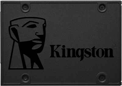 Kingston A400 interne SSD (480 GB) 2,5" 500 MB/S Lesegeschwindigkeit, 450 MB/S Schreibgeschwindigkeit