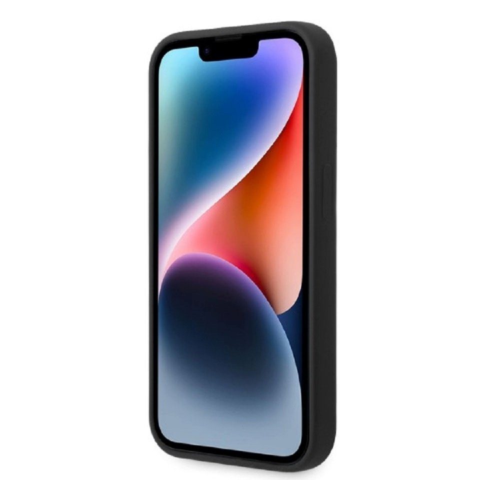 KARL LAGERFELD Handyhülle Case iPhone 14 Pro Katze Silikon 6,1 Zoll, Kantenschutz