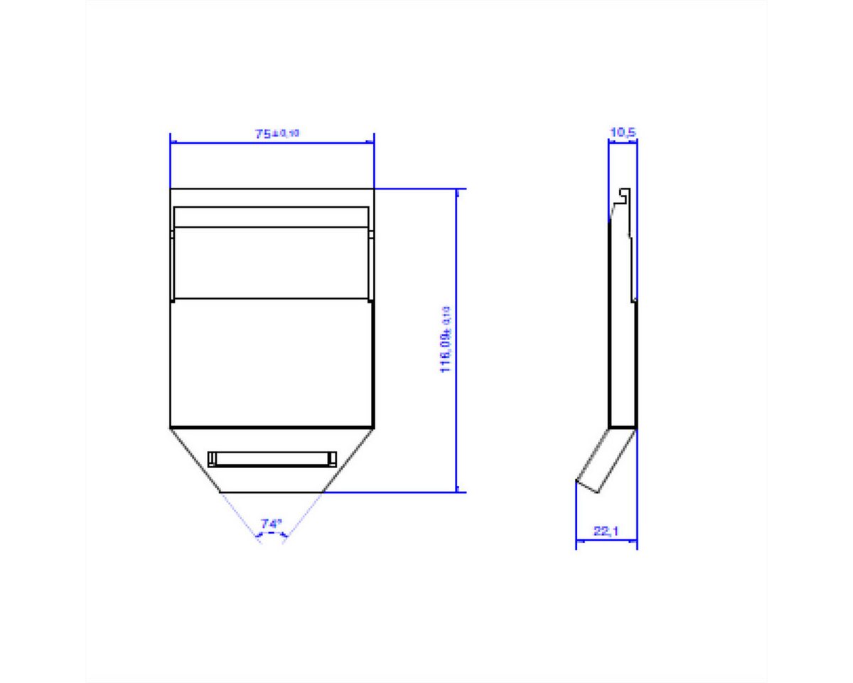 Thumbnail - Bachmann DESK2 Kabelführung RAL9005 Steckdosenleiste, lackiert schwarz