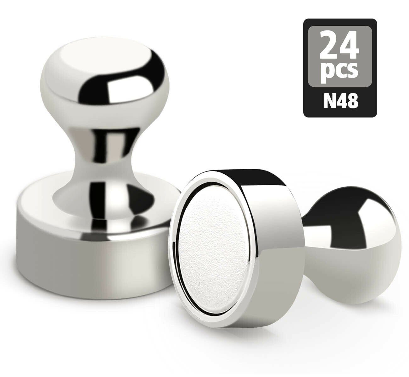 Glasmagnettafel und als Kühlschrankmagnete | einzigartig ø12x6mm Whiteboard 20 Schwarze Magnete Starke neodym Magnete für Magnettafel EXTRA STARK Neodym gummierte Schutzschicht