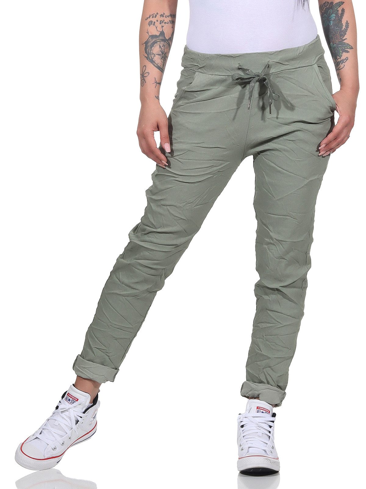 CLEO STYLE Jogginghose Damen Jogginghose 8115 günstig online kaufen