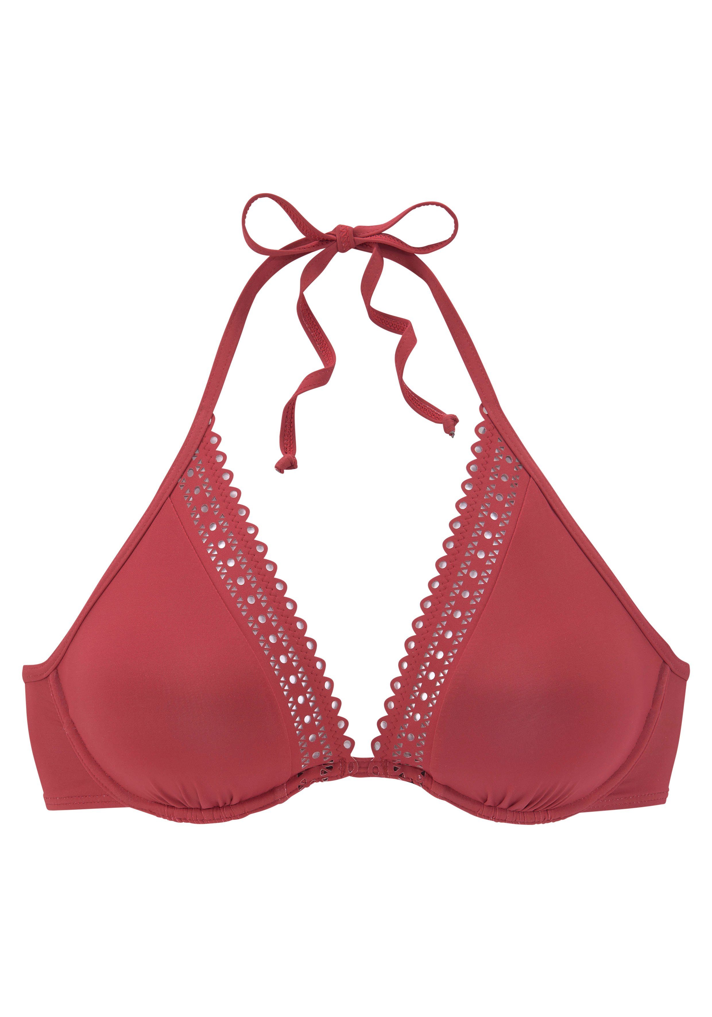 s.Oliver Bügel-Bikini-Top Aiko, mit Häkeloptik günstig online kaufen