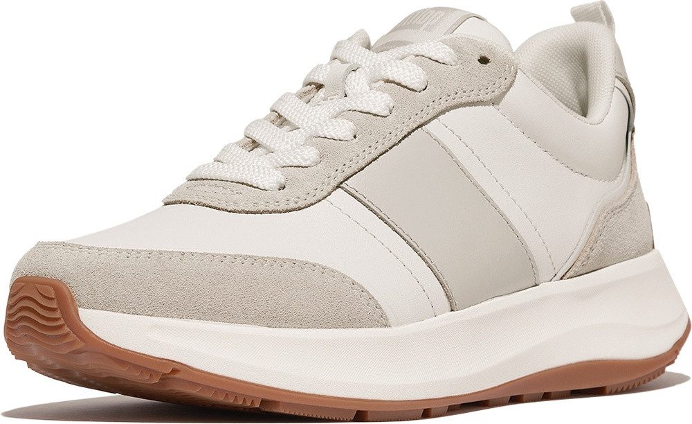 Fitflop F-Mode Flow Sneaker - Leather & Suede Mix Sneaker günstig online kaufen