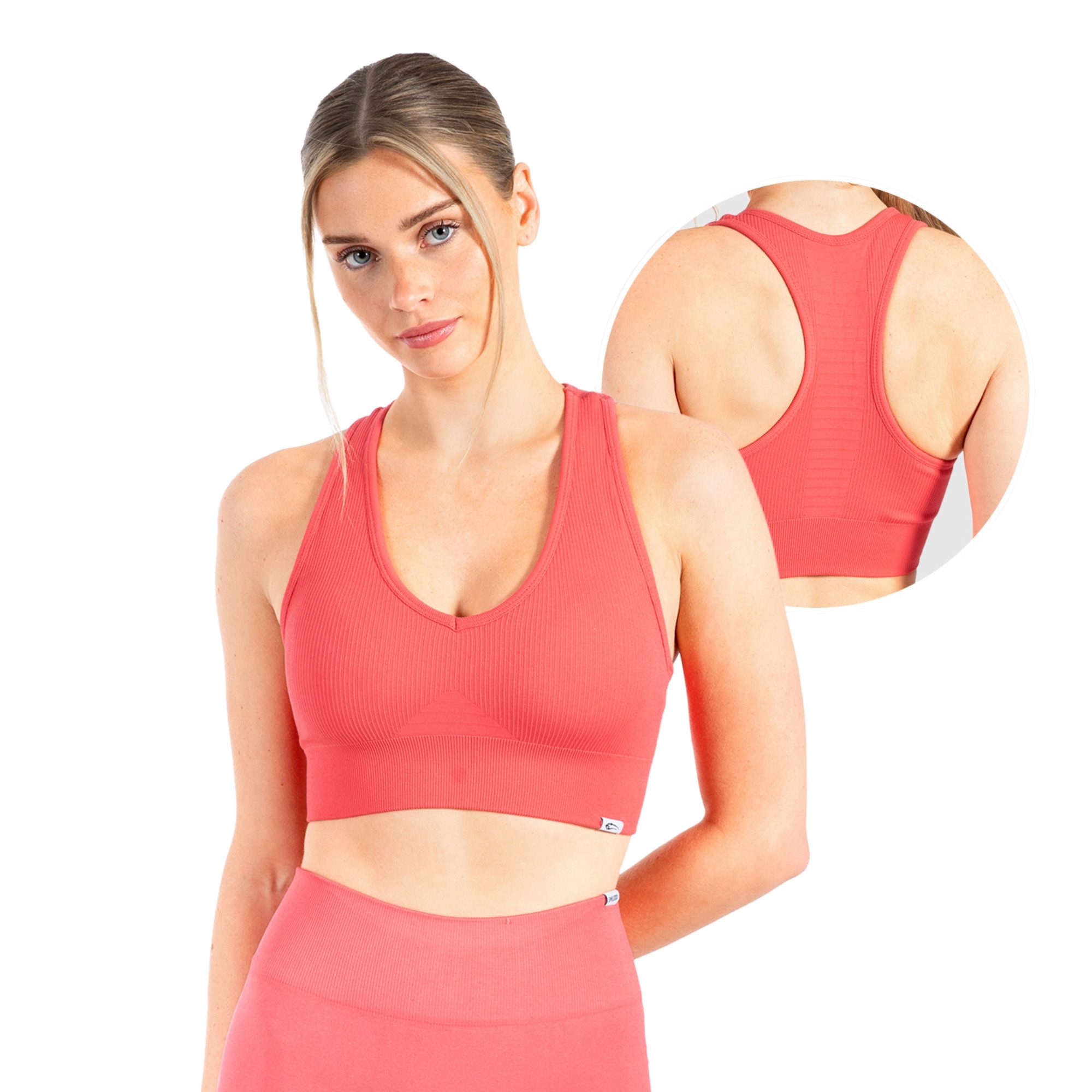 Smilodox Sport-BH Amaze Pro, Seamless Sport Bra Gerippter Stoff Fitness Yog günstig online kaufen