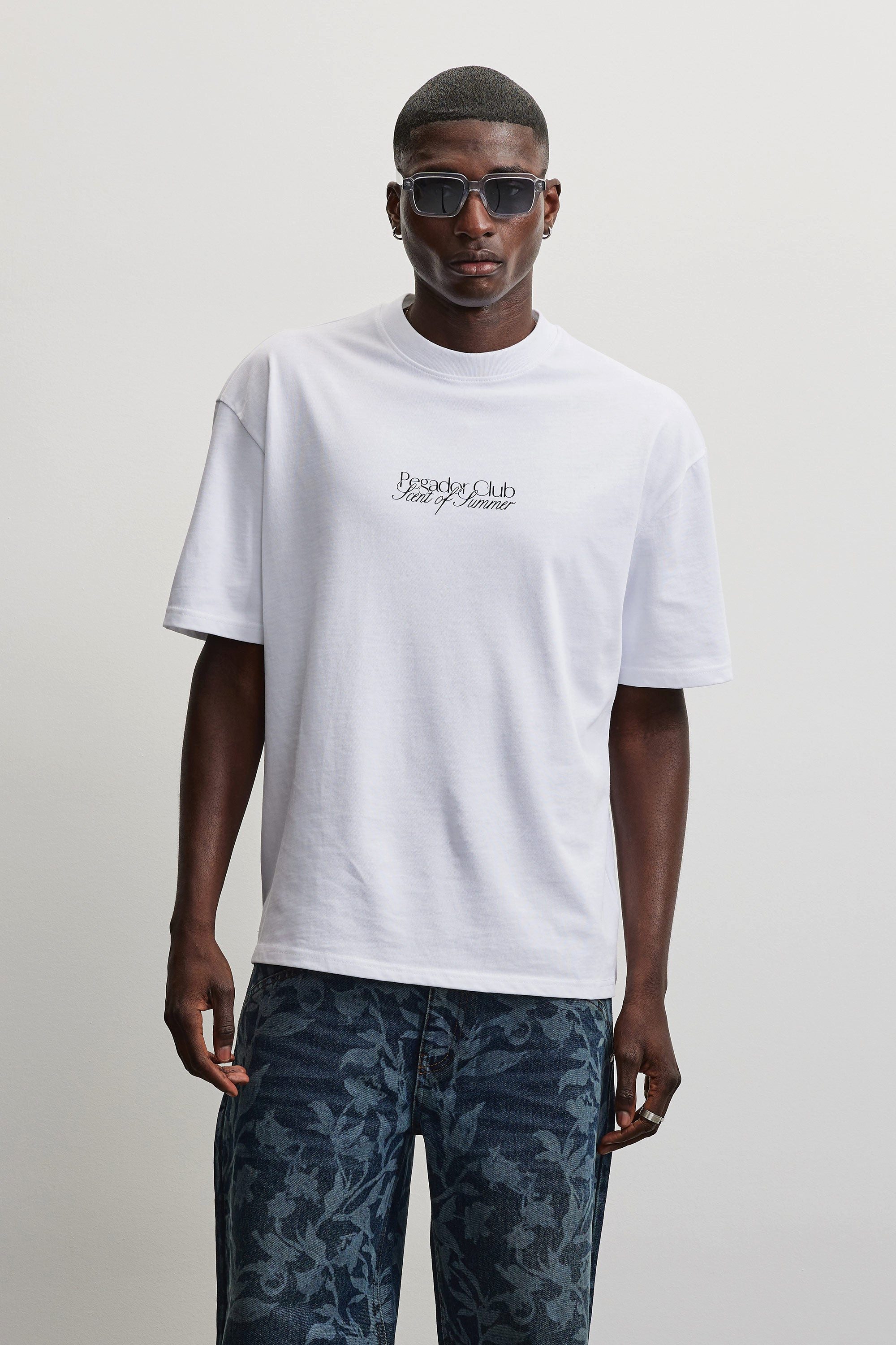 PEGADOR Rundhalsshirt RAMON OVERSIZED TEE