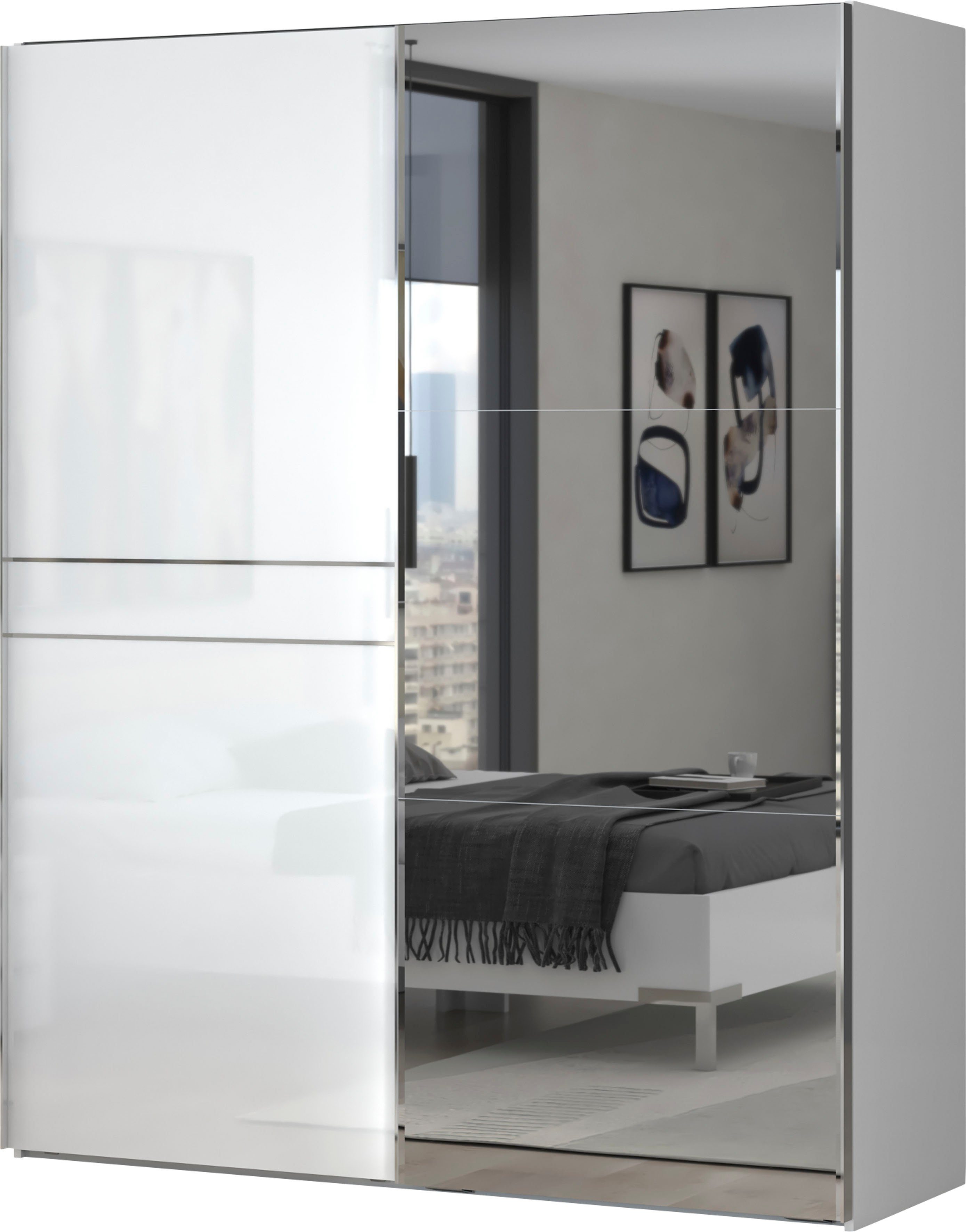 Spiegelschrank UV Places Funktion, Style lackiert, Soft-Close of Schwebetürenschrank mit hochglänzend, Piano