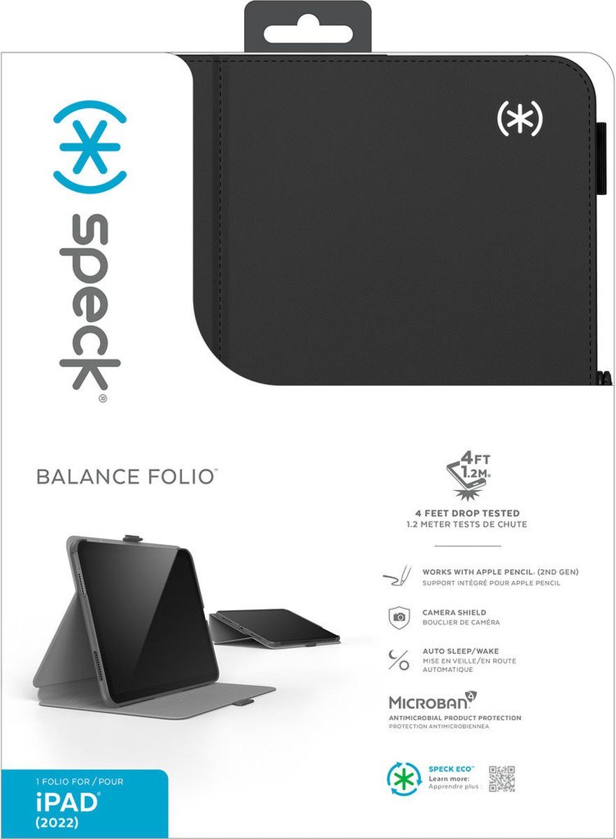 Speck Tablet-Hülle Balance Folio Case für Apple iPad 10,9 Zoll (2022/2025) 9,7022 Zoll