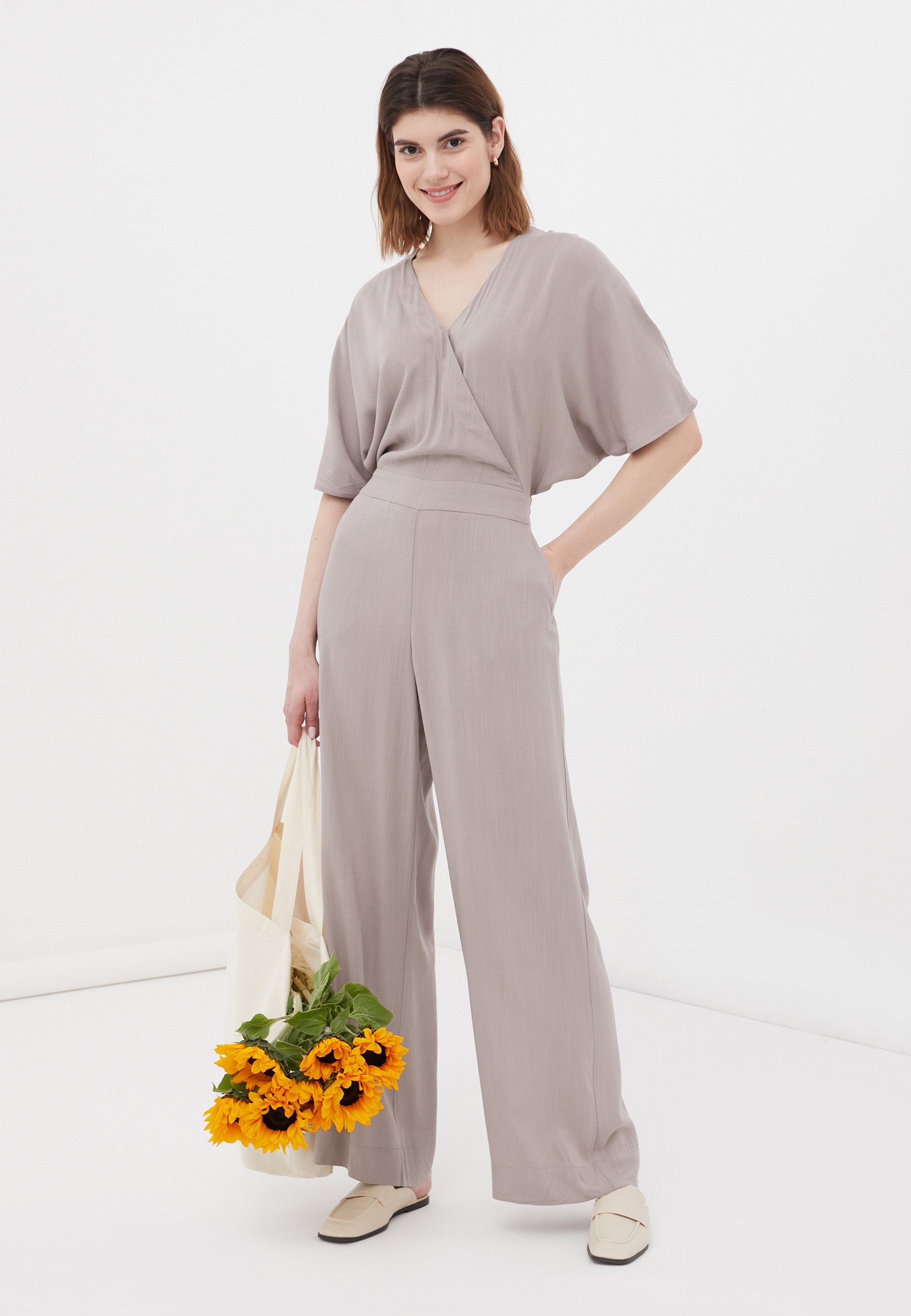 Finn Flare Overall Summer Breeze V mit langem Bein
