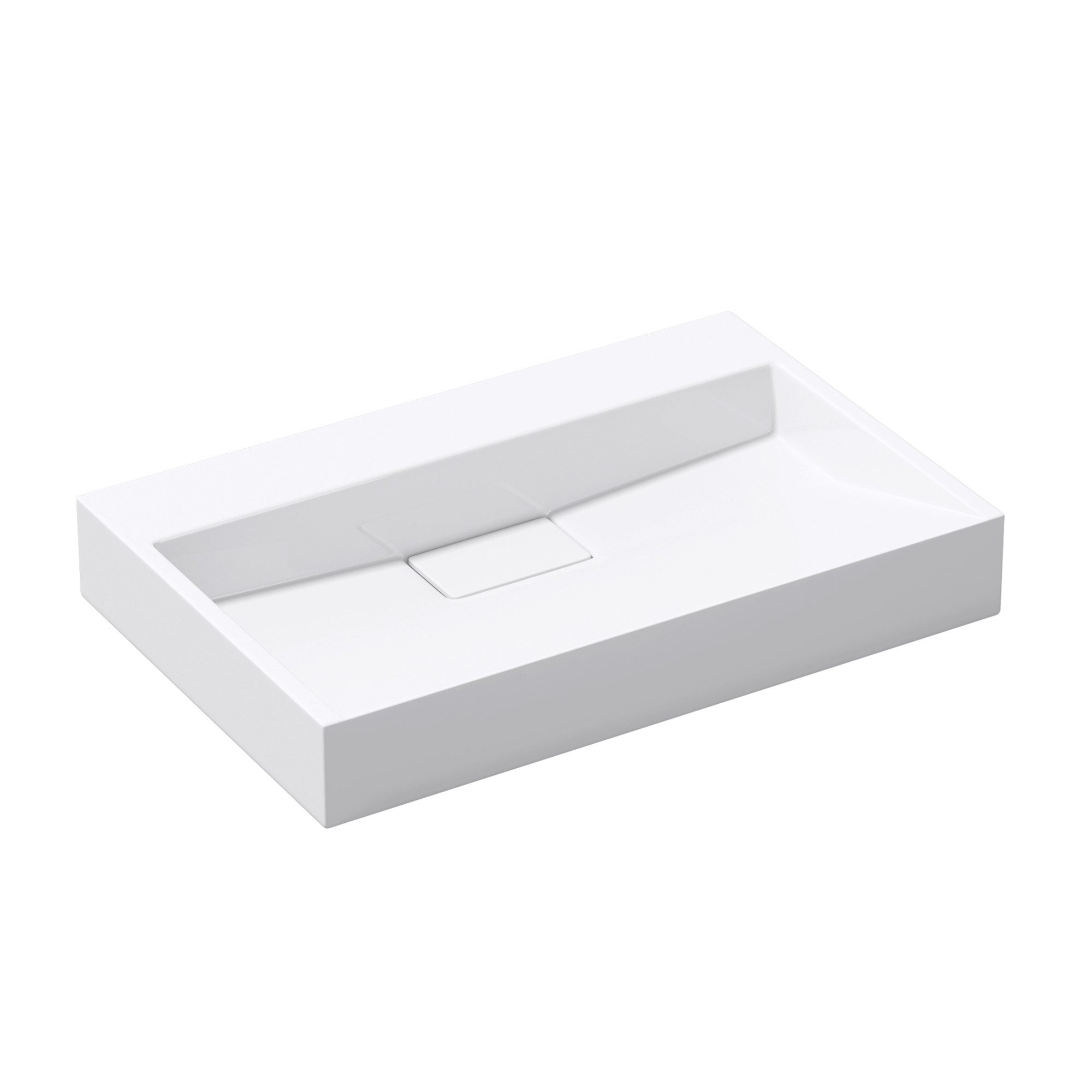 doporro Waschbecken Aufsatzwaschbecken Hänge-Waschbecken Mineral mit Ablauf günstig online kaufen