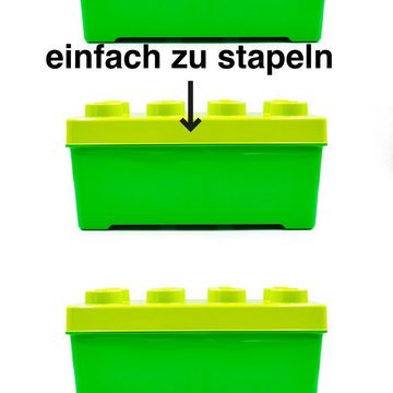 LEGO® Aufbewahrungsbox Original LEGO Aufbewahrungsbox (grün, medium)